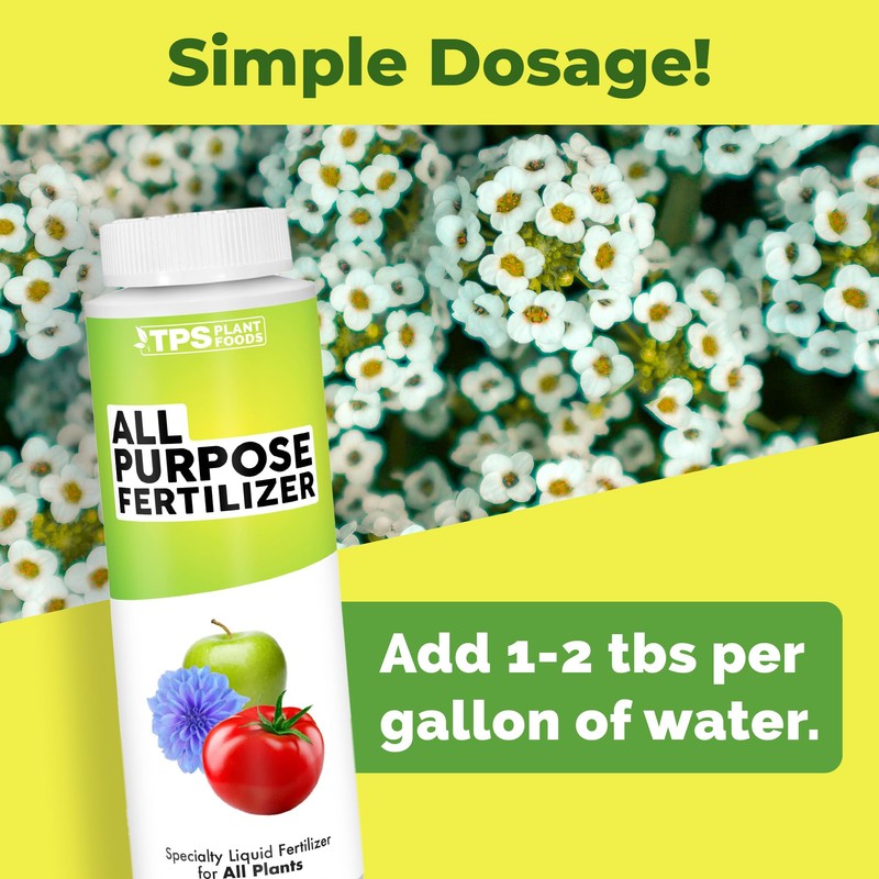 All Purpose Fertilizer, Complete Liquid All Purpose Plant Food, 8