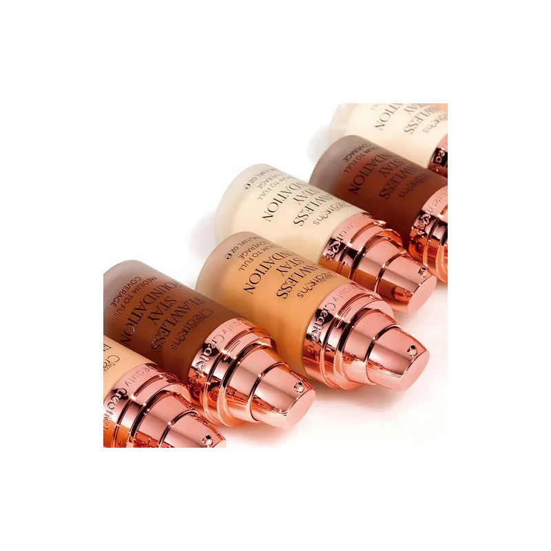 Flawless Stay Base Maquillaje Liquido Beauty Creations Tono FS 4.1