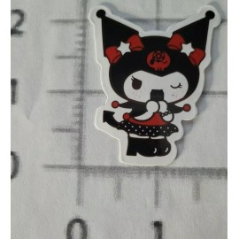 Sanrio Kuromi winking  sticker