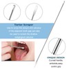 Nuanchu Tonsil Stone Removal Set Includes 4 Stainless Steel Tonsil