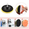 11Pcs Kit de almohadilla para encerar y pulir con esponja