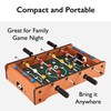 Mainstreet Classics 20-Inch Table Top Foosball/Soccer Game, Brown