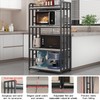 METYERRY Adjustable 4-Tier Heavy Duty Kitchen Baker's Rack with Power