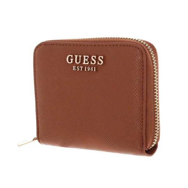 GUESS ECO Alexie SLG Zip Around Wallet Cognac, Cognac