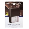 LED Wall Light Fixture, Bronze Finish Aluminum Housing, 20.7-Watt, 10-In.