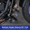 Xitomer Motorcycle Highway Foot Peg 22.2-28.8mm Motorcycle Crash Bar Footrest