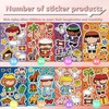 32 Sheets Christmas Religious Make a Face Sticker Make Your