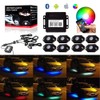 OCPTY 8 Pods RGB LED Rock Lights Kits Waterproof Offroad