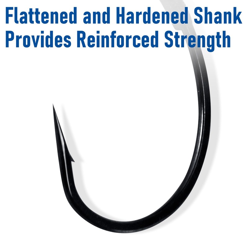 Dr.Fish 30 Pack Weedless Drop Shot Hooks Wide Gap Wacky