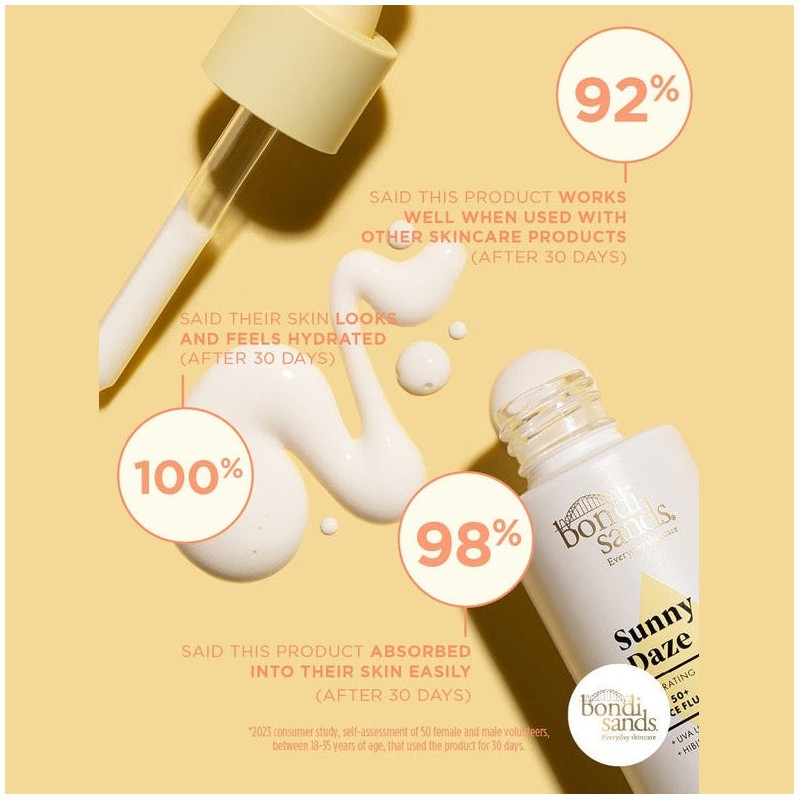Bondi Sands Sunny Daze Hydrating Spf 50+ Face Fluid Drops