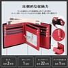 GSG 22098/24015 Men's Bi-fold Wallet, Genuine Leather, Box-Shaped Coin Purse,