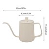 Small Pour Over Coffee Kettle Stainless Steel Precisely Control Coffee
