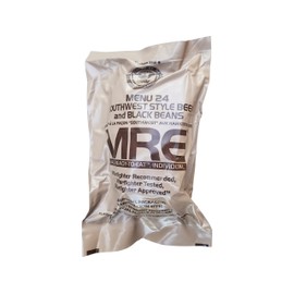 Ultimate 2018 US Military MRE Complete Meal Inspection Date January 2018 or Newer (SW Beef & Beans)
