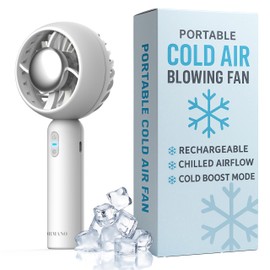 Formano Cold Air Portable Cooling AC Handheld Fans – The GENUINE Rechargeable Portable Ice Cooling Refrigerating Pad Handheld Cooling Fan That Blows Cold Air