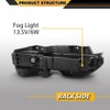 LED Fog Lights w/Wiring & Switch & Cover Compatible with