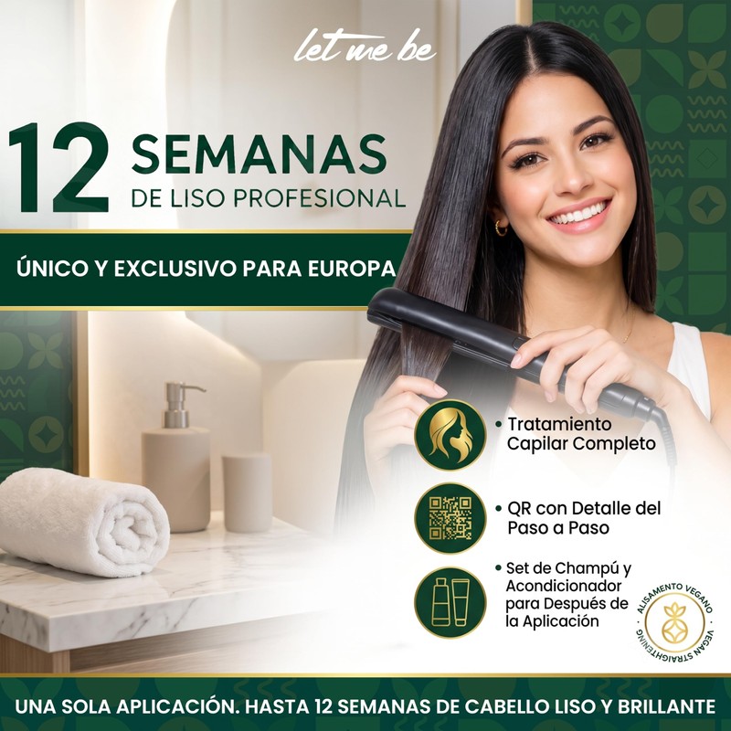 Let Me Be Brazilian Keratin Hair Treatment Kit, Formaldehyde Free