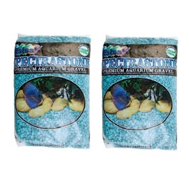Spectrastone Special Turquoise Aquarium Gravel for Freshwater Aquariums, 5-Pound Bag 2 Pack