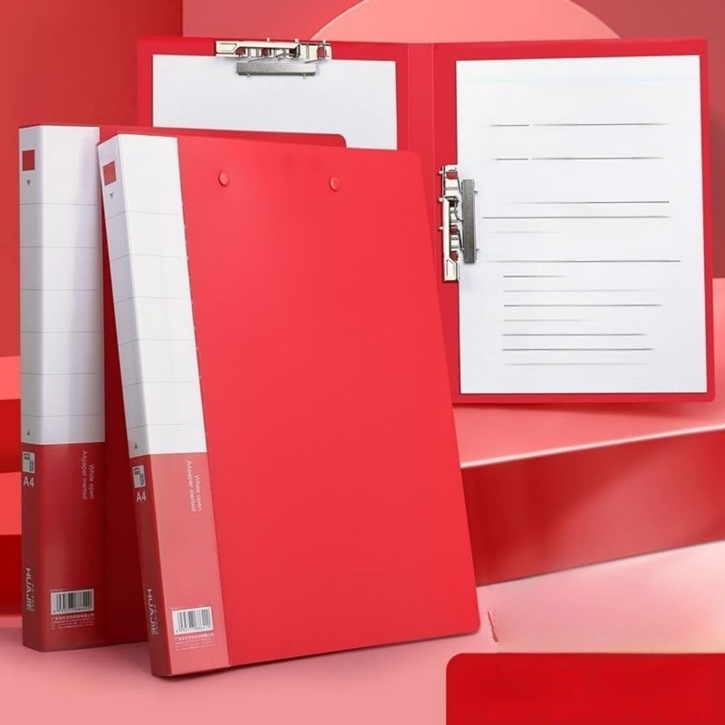 4 Pack A4 Double Strong Clips File Folder Report Cover,