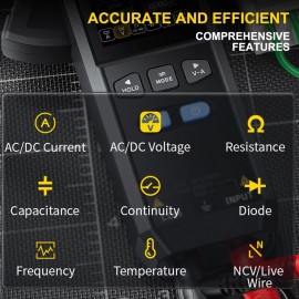 Unbranded 10000 Counts Digital Multimeter 600A Amperimetric Clamp Tester Electrician Tools