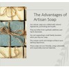 Hademade Coconut and Shea Butter Artisan Soap with Essential oil.
