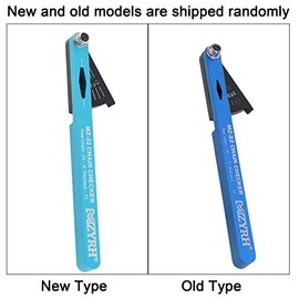 Bicycle Chain Tool, Aluminum Alloy Multifunctional Bike Chain Checker Bicycle Chain Wear Indicator Tool Wear Indicator (Blue)