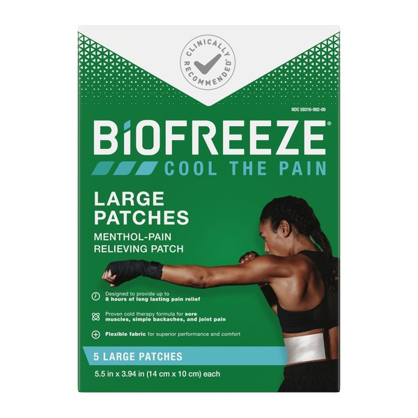 Biofreeze Biofreeze Pain Relief Patches, Knee & Lower Back Pain