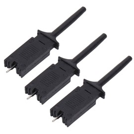 POCREATION 10Pcs Mini Grabber,Test Hook Clips SMD IC Mini Jumper Probe Test Hook Grabber Clips, for Logic Analyzer Electronic Experiment Multimeter, Logic Analyzer