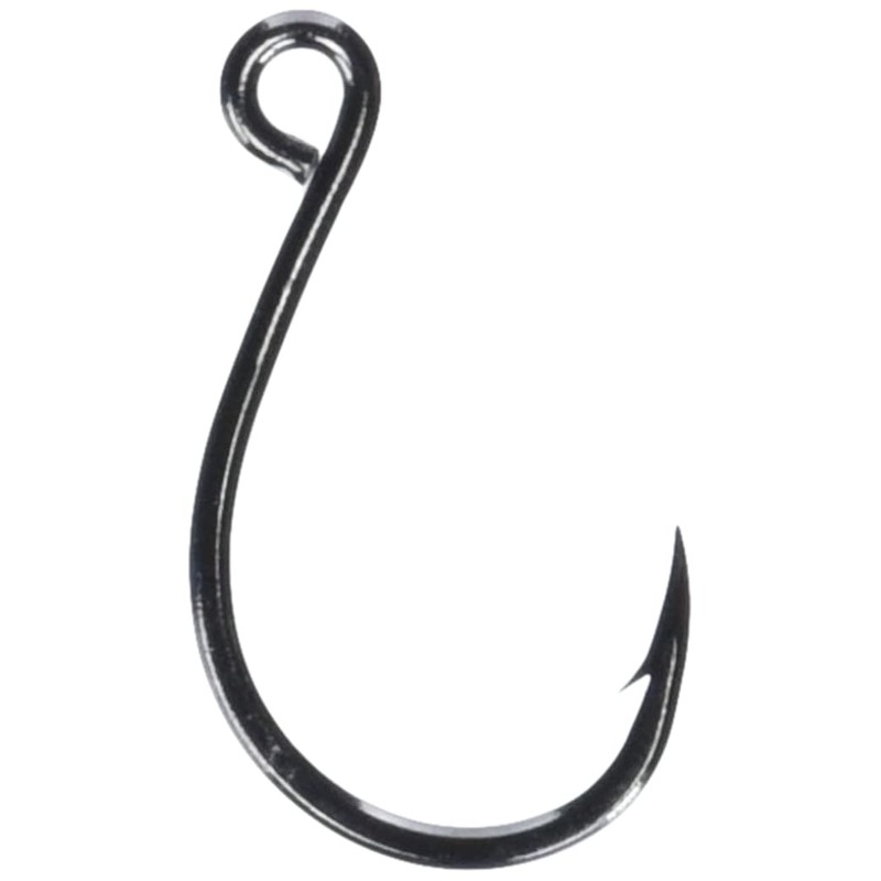 Inline Single Hook Black Nickel #2/0