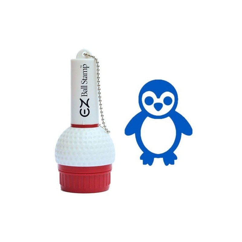 EZBallStamp - Sello de pelota de golf, diseño de pingüino