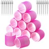 Hair Rollers Set 24 Pcs, Hair Curlers With 12 Pcs