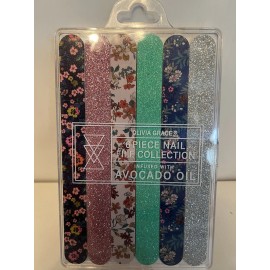 Nailed It NWT OLIVIA GRACE 6 Piece Avocado Oil Infused Nail File Sets