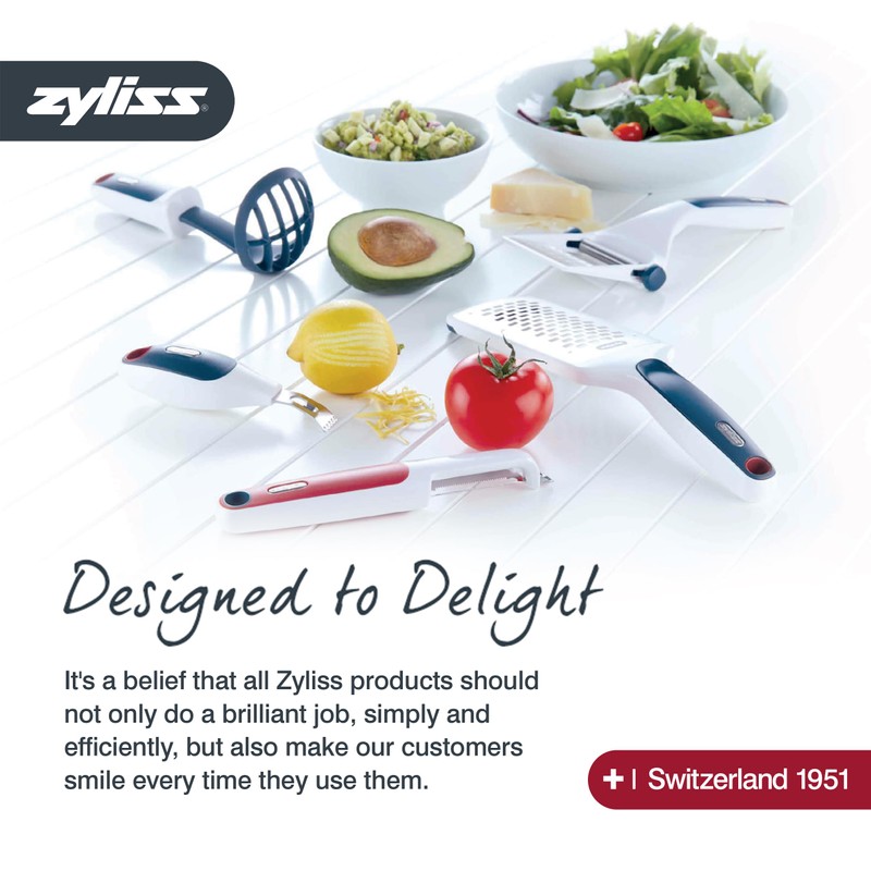 Zyliss Dial & Slice Cheese Slicer - Adjustable, Handheld Cheese