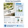 Ruigrit Casement Window Operator Split Arm, Non-Handed Compatible with Andersen