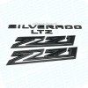 General Motors 2019-2023 Matte Black Silverado LTZ Z71 Emblem Nameplate
