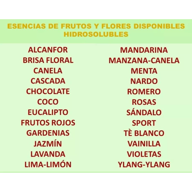 La Perfumm Esencias Aromáticas Hidrosolubles 10ml Humidificador Difusor