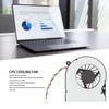 CPU Cooling Fan 4pin Power Connector Light Small Easy Connection