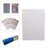 QANYEGN 50 Sheets Holographic Cold Laminate Sheet, Waterproof A4 Laminating