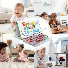Juego Montessori De Letras Magnéticas En Inglés De                                                                                                    