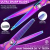 Hairdressing Scissors Set 6 Inch Hair Thinning Scissors