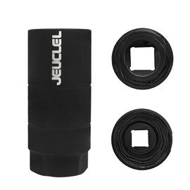 JEUCLEL Oil Pressure Sensor Switch Socket, Special Size 1-1/16 Inch, 3/8" Drive or 1 1/8" Hex Wrench for Quick Removing & Installing Oil Sending Unit, Wrench Remover Universal Fit (Black)