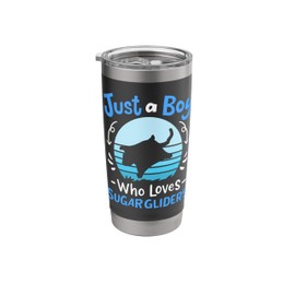 Sugar Glider Just a Boy Who Loves Sugar Gliders Stainless Steel Insulated Tumbler