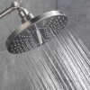 BRIGHT SHOWERS New 2 Spray Settings Fixed 6.3'' Rain Showerhead