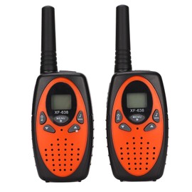 2pcs Wireless Walkie Talkie Hand Held 0.5W 3km Long Range Orange 2‑Way Radio Toy for KidsFor Canada