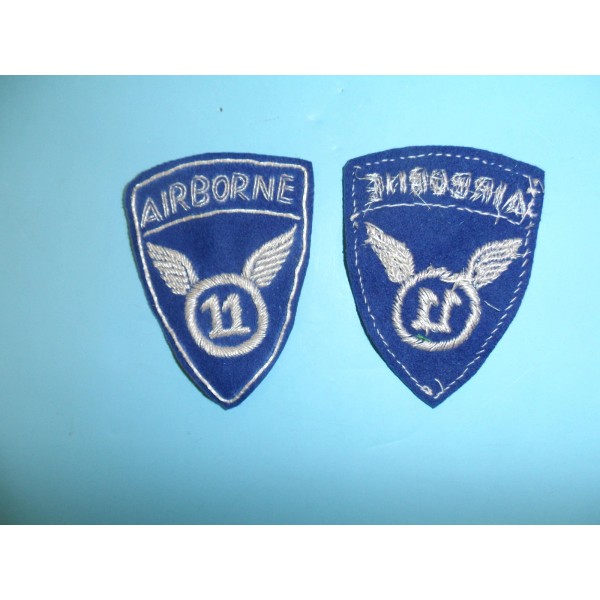b8021 WW 2 US Army 11th Airborne Division Silver Bulllion