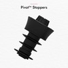 Coravin Pivot Stoppers 6 Pack, Black