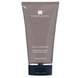 TEMPLESPA | LA LA LAGOON | Luxury Bath and Shower Gel for Cleansing, Fresh Skin, Smooth Texture, Natural Ingredients, Free from Parabens, Phthalates and Sulphates, Cruelty-Free, Vegan 5 fl.oz.