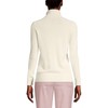 Lands' End Womens Cashmere Turtleneck Sweater Fresh Ivory Regular Small