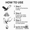 Primal Survival Kits: Flint and Steel Fire Starter - Ferrocerium