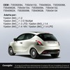 Gaogsiy Maniglie Cromate Anteriori per Lancia Ypsilon 2003-2011