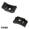 TERF® 20 Pcs Black Screw Mount Cable Tie Bases -